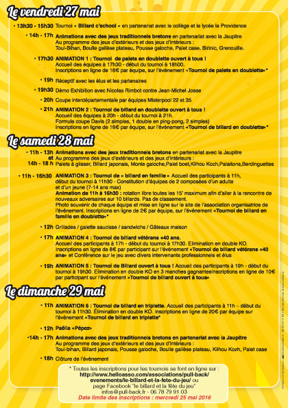 FLYER LE BILLARD ET LA FETE DU JEU-2