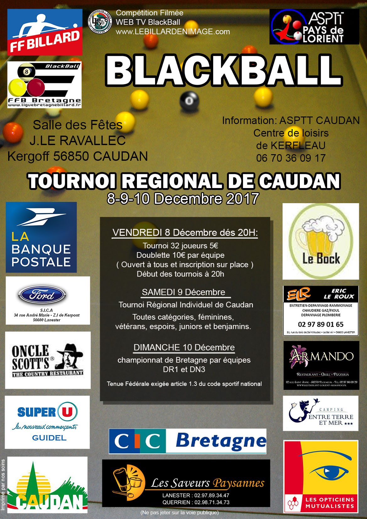 Affiche Black Ball 2017 internet