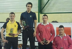 Podium espoirs : C.Le Quellec, M.Mandonnet, J.Leroux et L.Afyon