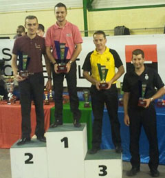 Podium toutes catégories : C. Thébeault, C.Lambert, S.Dumont et C.Ruiz